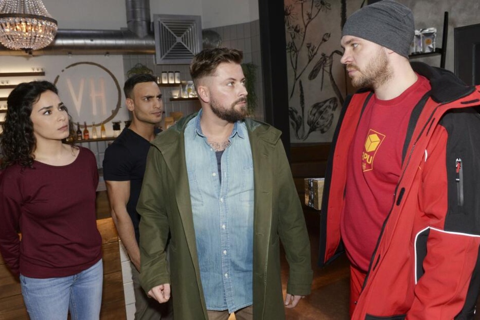 Eriks (r.) Rückkehr auf den GZSZ-Kiez kann nur Ärger bedeuten.