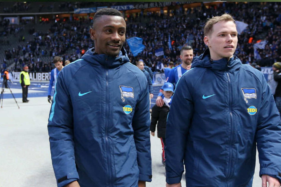 Salomon Kalou (l) wird wohl wie Ondrej Duda (r) Hertha BSC verlassen.