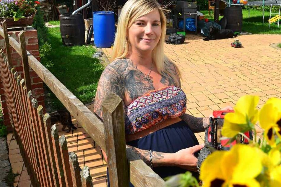 Aktuell ist Cindy Kreher zu Hause, denn sie erwartet ihr zweites Kind.