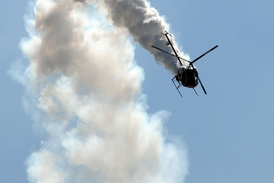 Rund 160 Kilometer vom Ziel entfernt stürzte der Helikopter ab. Es soll keine Überlebende geben. (Symbolbild)