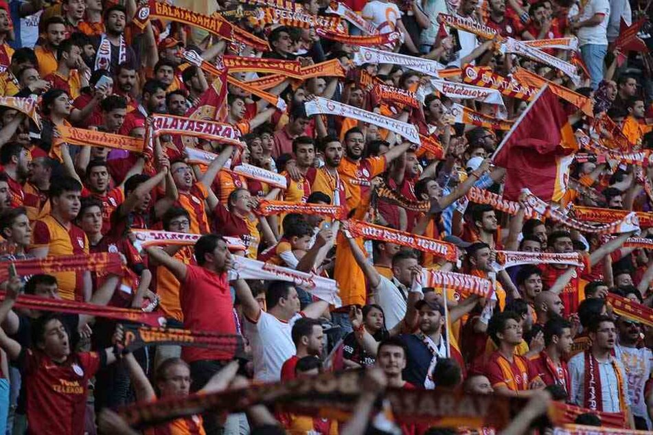 Fans von Galatasaray Istanbul.