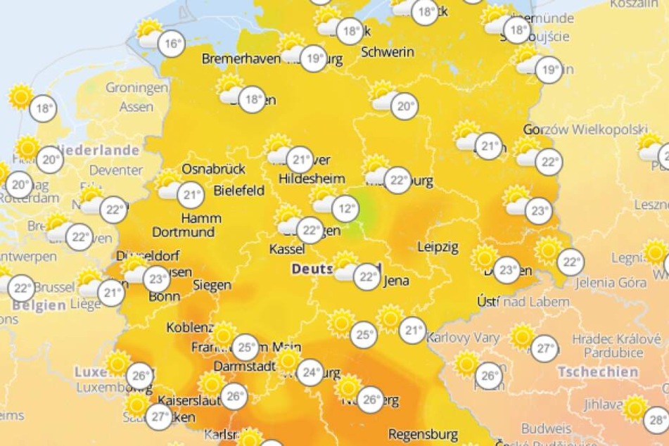 Nach Unwetter kühlen die Temperaturen in Deutschland deutlich ab!