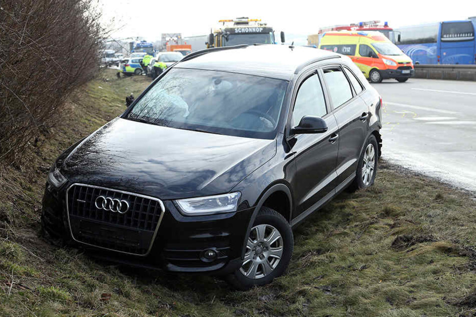 Moderne Sicherheits- und Fahrassistenzsysteme wie bei diesem auf der A14 verunglückten Audi sorgen dafür, dass es bei Unfällen weniger Tote und Verletzte gibt.