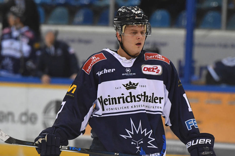 Für den Sieg der Eislöwen war Martin Davidek mit drei Toren maßgeblich mitverantwortlich.