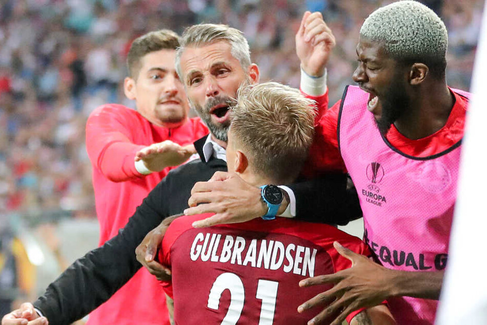 Ausgerechnet unter dem gebürtigen Leipziger Marco Rose emanzipieren sich die Salzburger sportlich tatsächlich immer mehr von den Leipzigern, die mit ihrem rasanten Aufstieg nach der Vereinsgründung im Mai 2009 schnell den gefühlten Status des Red-Bull-Vor