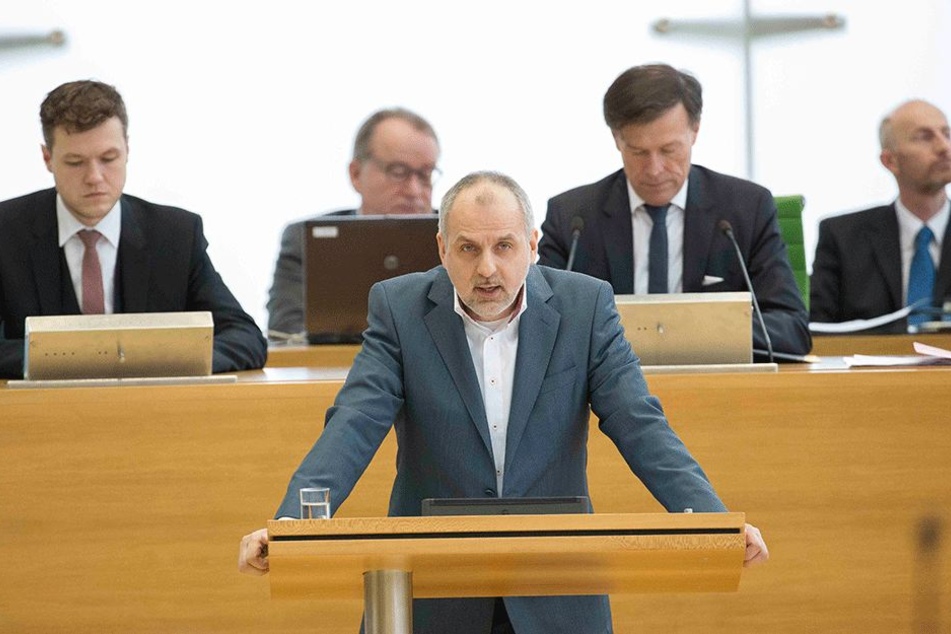 Wütend: Rico Gebhardt (54, Linke).