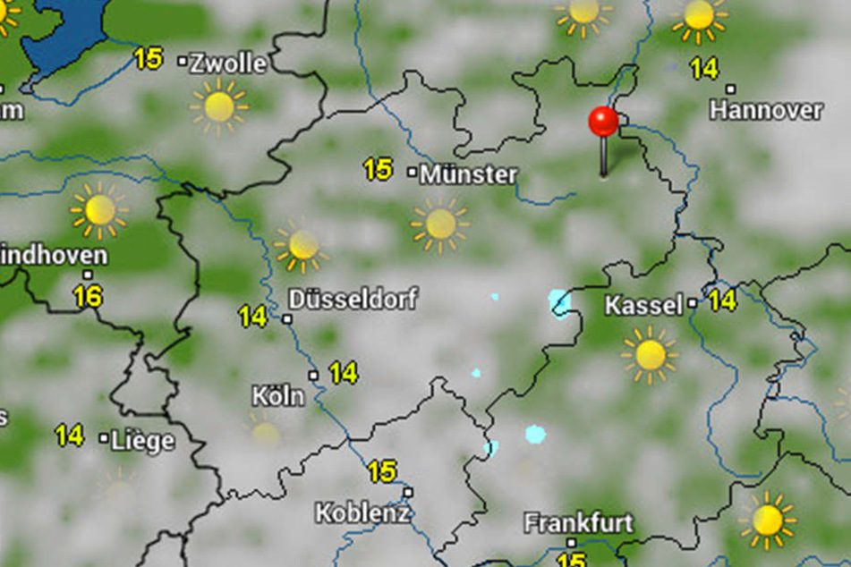 Die Wolken beherrschen nächste Woche OWL.