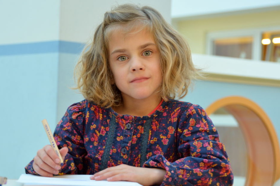 Vor allem am Sportunterricht findet die kleine Frieda großen Gefallen.