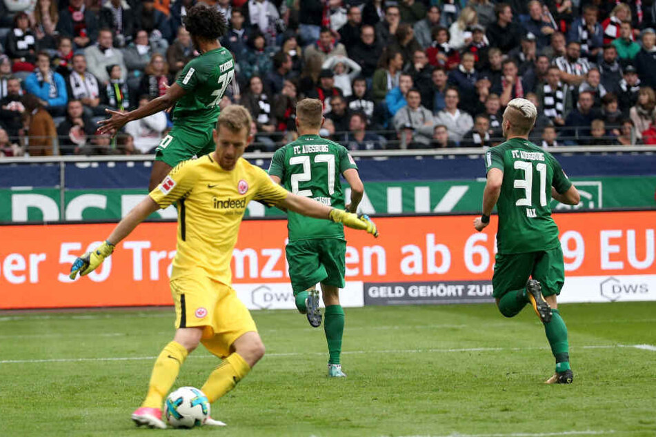 Lukas Hradecky und die Eintracht haben auch im zweiten Heimspiel das Nachsehen.
