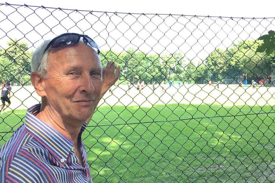 Auch Hans-Dieter schaute beim Training zu.