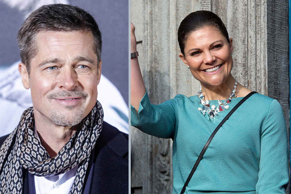 Manchmal trifft's auch Promis: Brad Pitt (53) und die schwedische Kronprinzessin Victoria leiden unter Gesichtsblindheit.