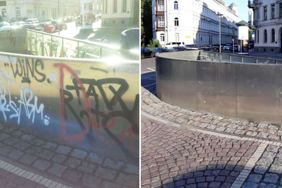Vorher, Nachher: Die Vereinsmitglieder leisteten ganze Arbeit.