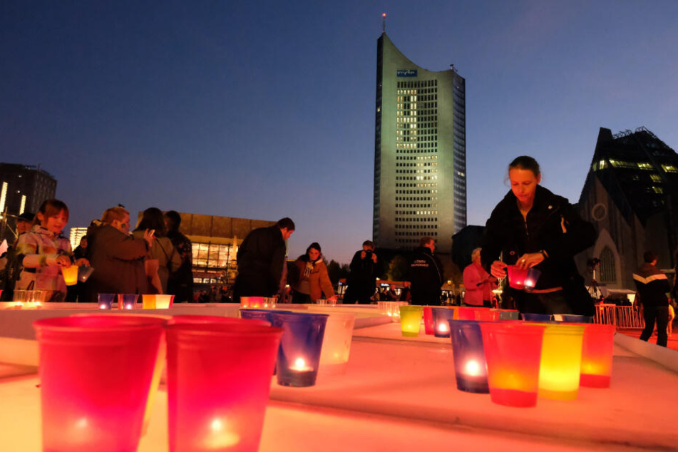 Lichträume und Lichtweg sollen den Image-Schaden des Leipziger Lichtfestes in diesem Jahr wettmachen.