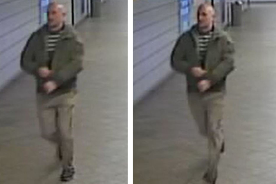 Dieser Mann überfiel am 3. März eine Seniorin auf der Treppe zum U-Bahnhof Weberwiese.