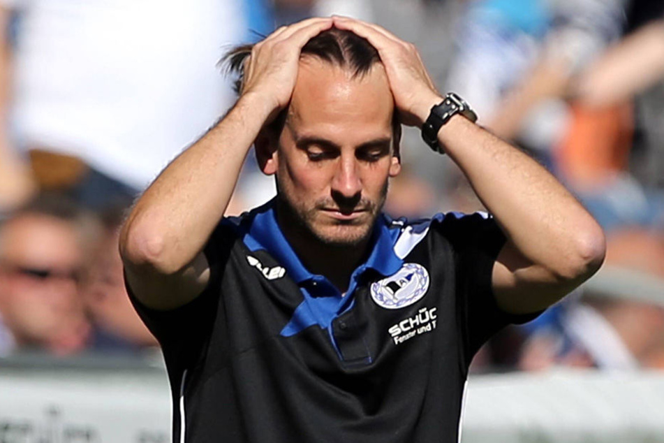 Trainer Rüdiger Rehm nach der 1:3-Niederlage gegen den 1. FC Nürnberg.