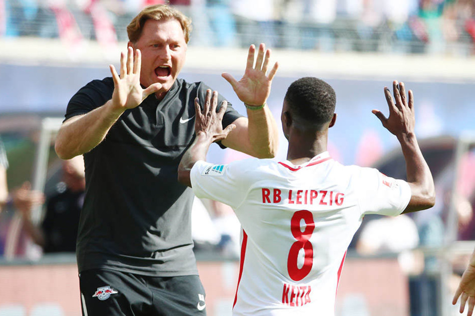 Dreamteam: Trainer Ralph Hasenhüttl kann sich auf Naby Keita verlassen.