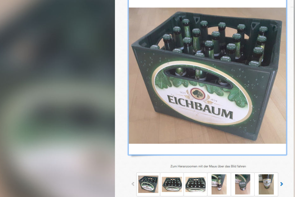 Dafür muss man nun ordentlich Geld hinlegen: Ein Kasten des Eichbaum-Bieres, an dem sich ein Shitstorm entzündete.