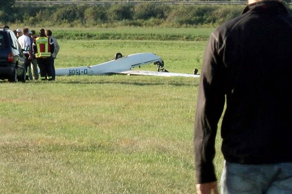 Der Pilot stürzte mit seinem Segelflieger ab und war sofort tot.