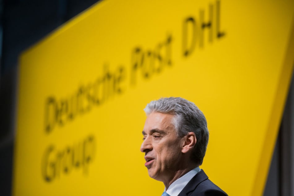 Frank Appel, Vorstandsvorsitzender der Deutsche Post DHL Group, spricht bei einer Bilanzpressekonferenz seines Unternehmens.