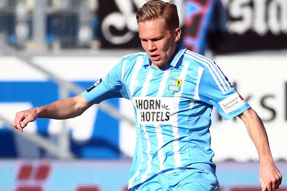 Von 2014-2016 kickte Grote an der Wedau. Jetzt trägt er das Chemnitzer Trikot.