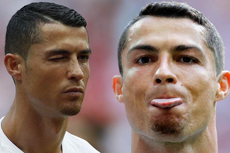 Ob Cristiano Ronaldo cool bleibt und den Vorfall mit einem Augenzwinkern abtut?