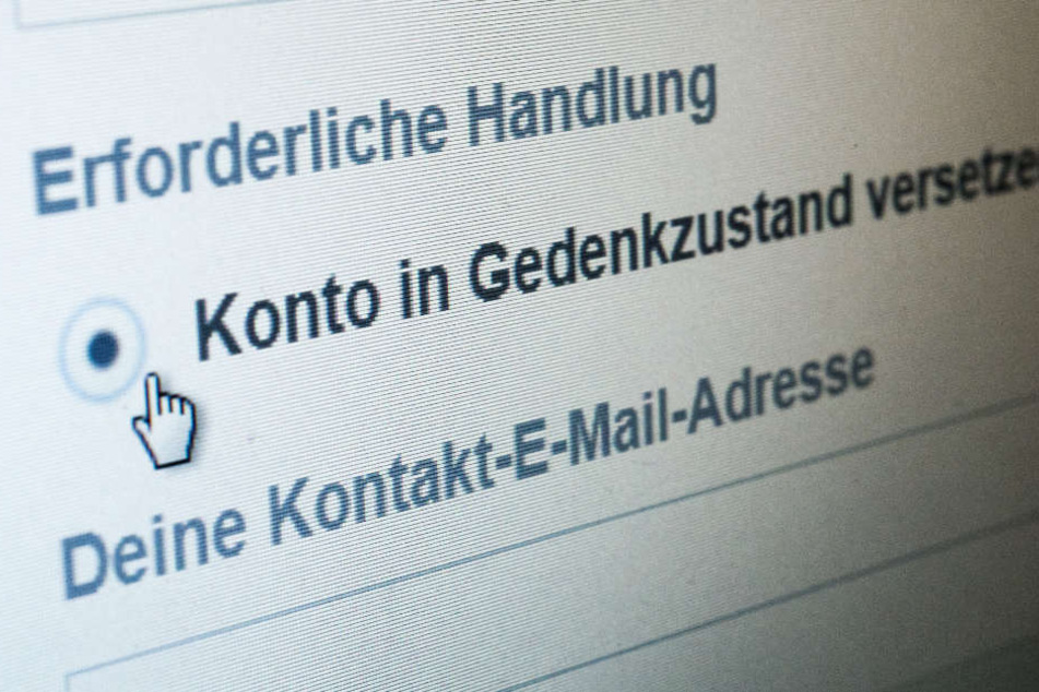 Facebook bietet einen "Gedenkzustand" an.