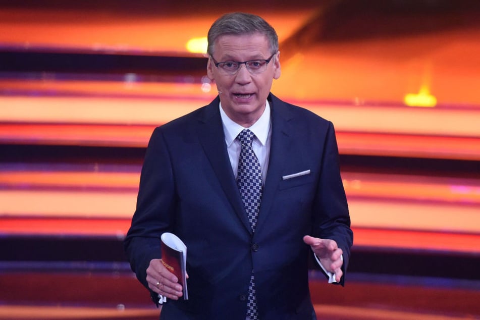 Der Moderator Günther Jauch in seinem Element.