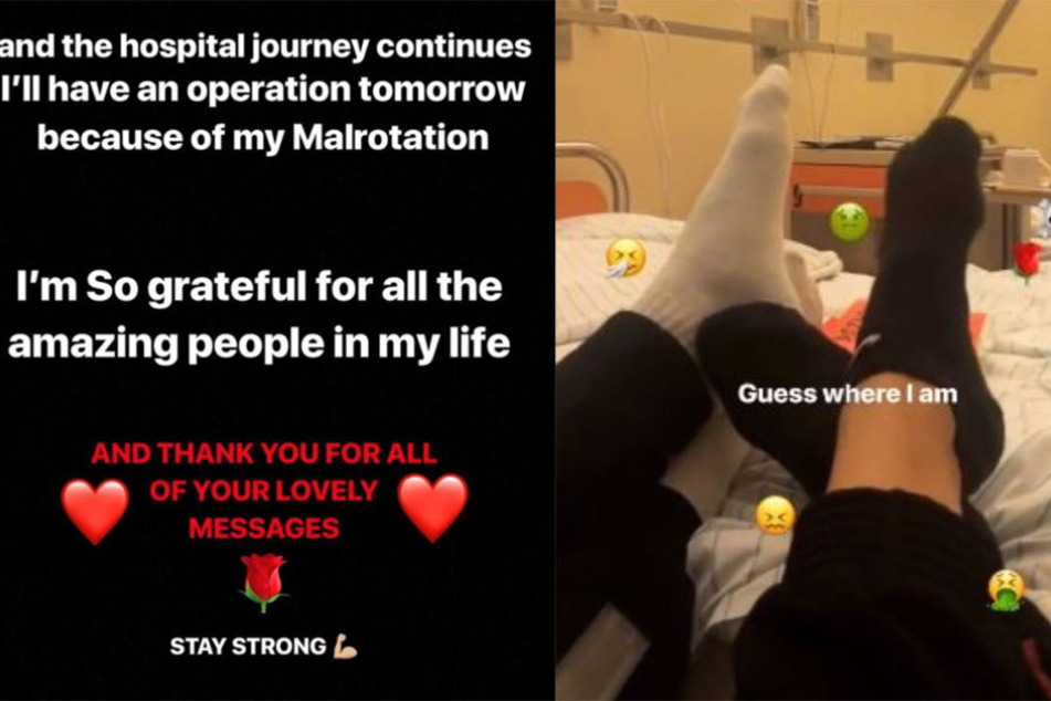 Steffi Giesinger postet bei Instagram in Erwartung ihrer OP aus dem Krankenbett.