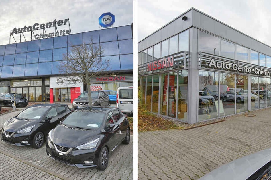 Das Autohaus findest Du zweimal in Chemnitz: in Kappel (links) und Röhrsdorf.