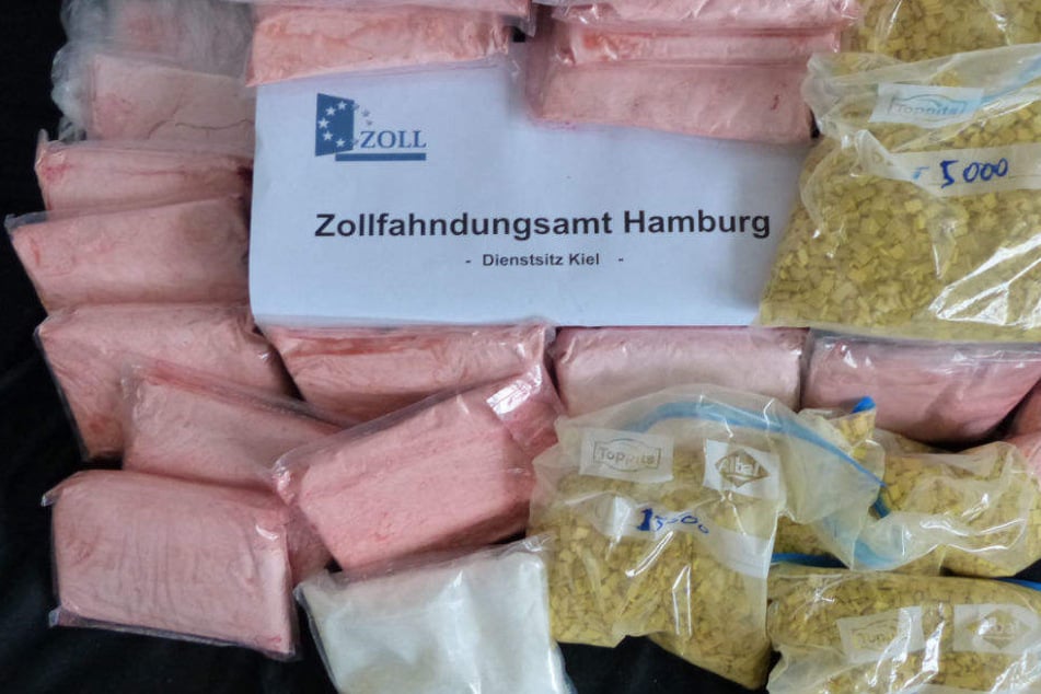 Die Zollfahnder konnten eine große Menge Drogen feststellen.