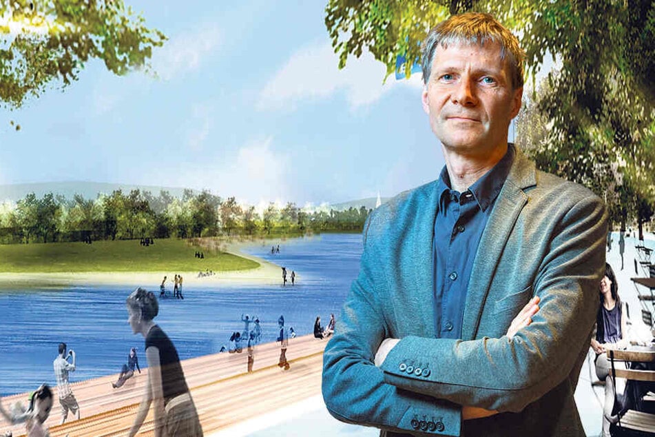 Landschaftsarchitekt Till Rehwaldt (51) kämpft seit Ende 2015 um sein Projekt
„Ostrasee“.