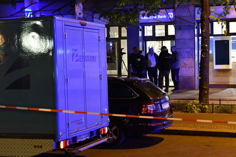 Die Polizei sperrte den Tatort weiträumig ab.
