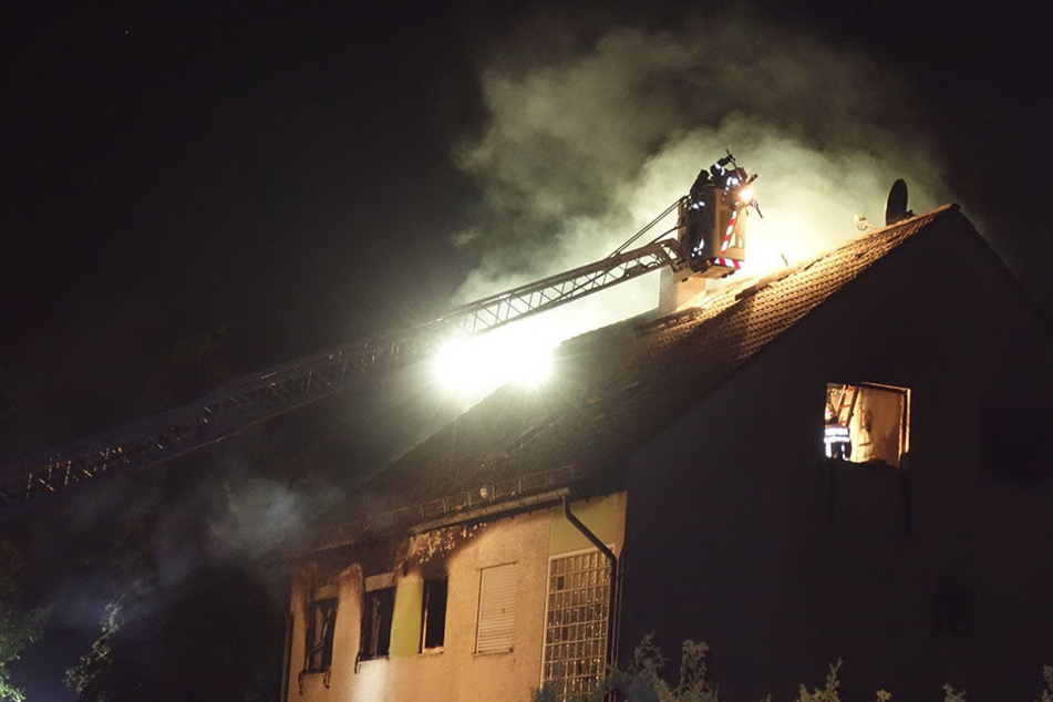 Das Mehrfamilienhaus ist nun nicht mehr bewohnbar.