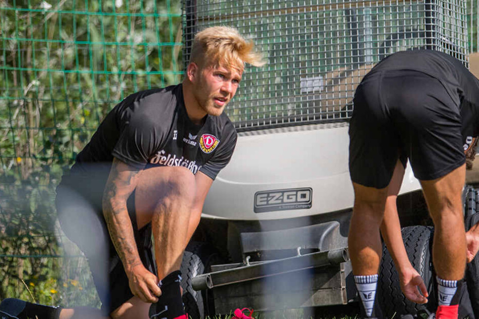 Oh oh! Marcel Hilßner und Sascha Horvath verpennten die erste Trainingseinheit, kamen 30 Minuten zu spät.