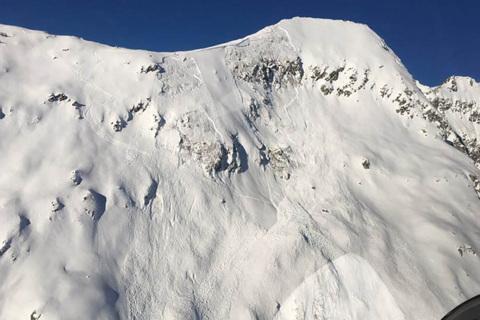 Das von der Kantonspolizei Wallis zur Verfügung gestellte Foto zeigt einen Teil des Skigebiets Belalp.