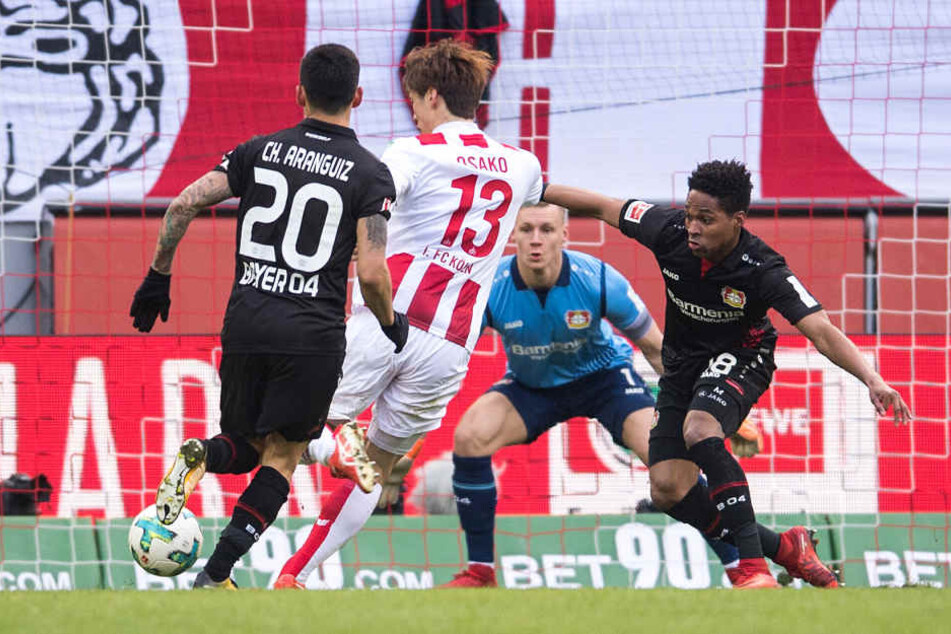 Der Japaner Osako bezwang den Leverkusener Torwart Bernd Leno bereits nach neun Minuten.
