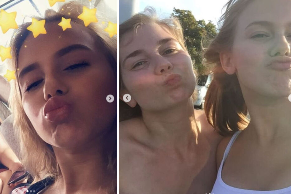 Auf ihrem Instagram-Kanal veröffentlichte Schwester Vivien neue Fotos von Rebecca.