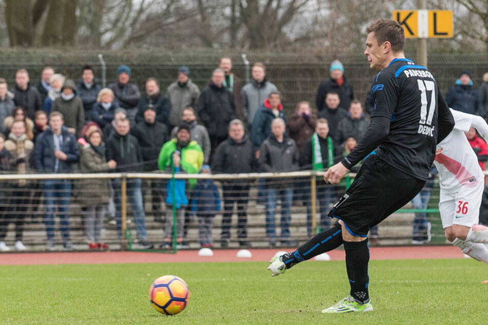 Elfmeter verschossen: Zlatko Dedic vergibt hier die beste Chance zur Führung für den SCP.