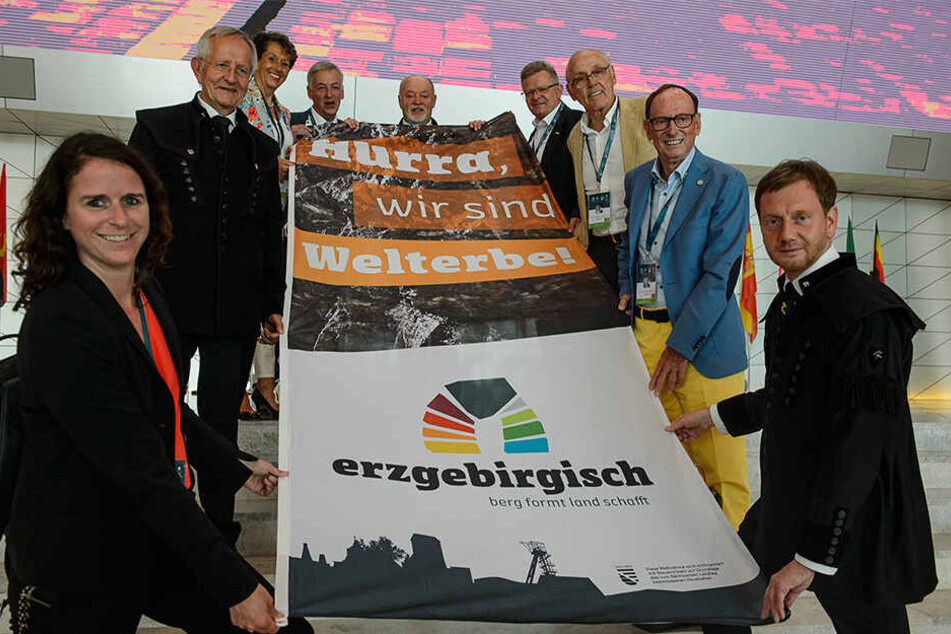 Jubel in Olbernhau. Politiker, Bergleute und Touristiker feierten Sonntag den Titel.