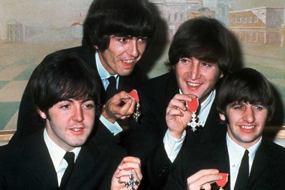 John Lennon (2.v.r.) wurde 1980 in New York erschossen.