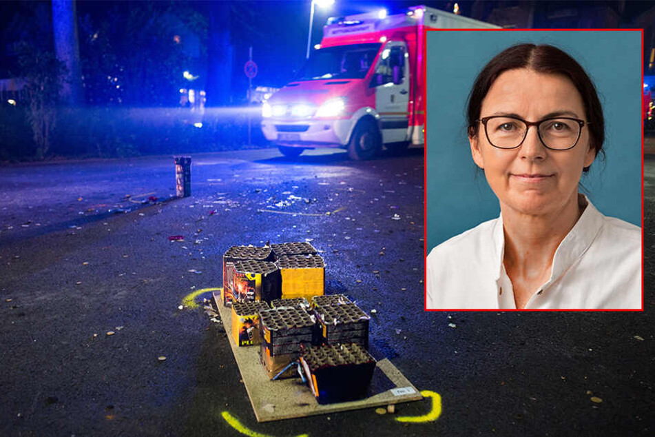Prof. Petra Meier, stellvertretende Direktorin der UKL-Augenklinik in Leipzig, warnt vor Silvester-Raketen.