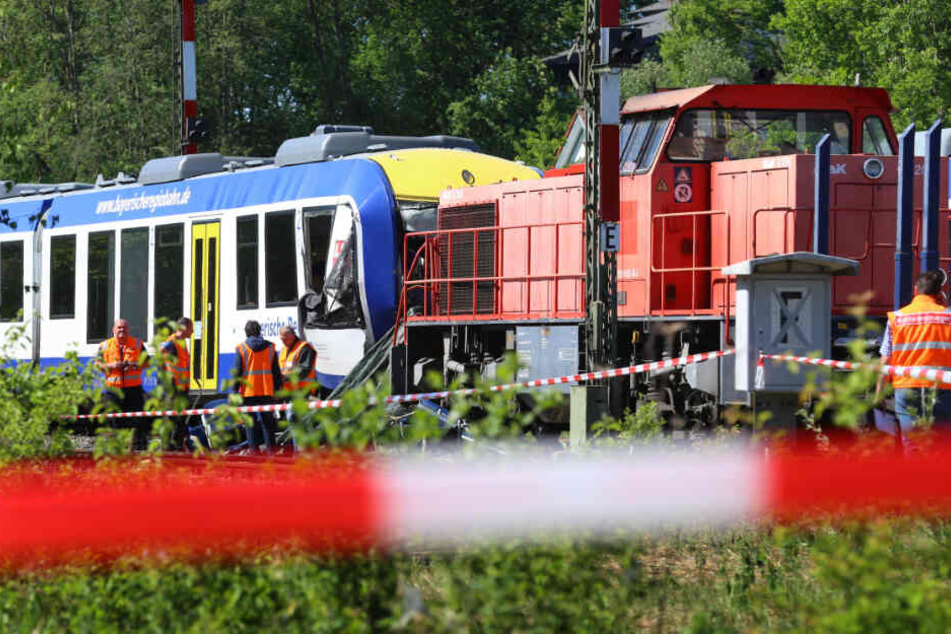 Ein Zugunglück in Aichach in Bayern hat 2018 zwei Todesopfer gefordert. (Archivbild)