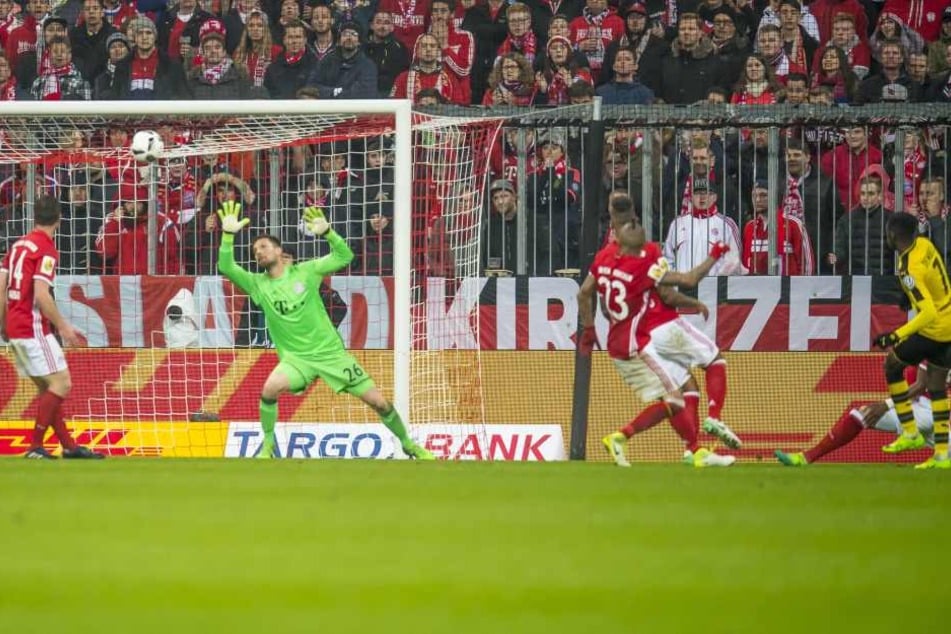 Hier trifft Dembélé zum 3:2 für den BVB und dem damit verbundenen Einzug in den DFB-Pokal.