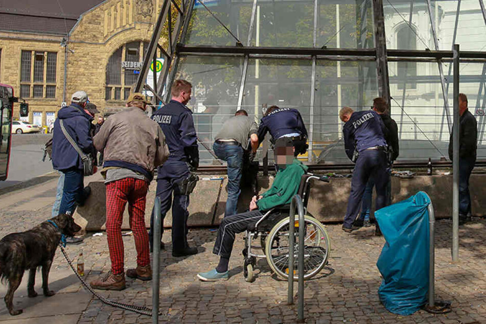 Die Polizei kontrollierte am Donnerstag Personen aus der Drogenszene.