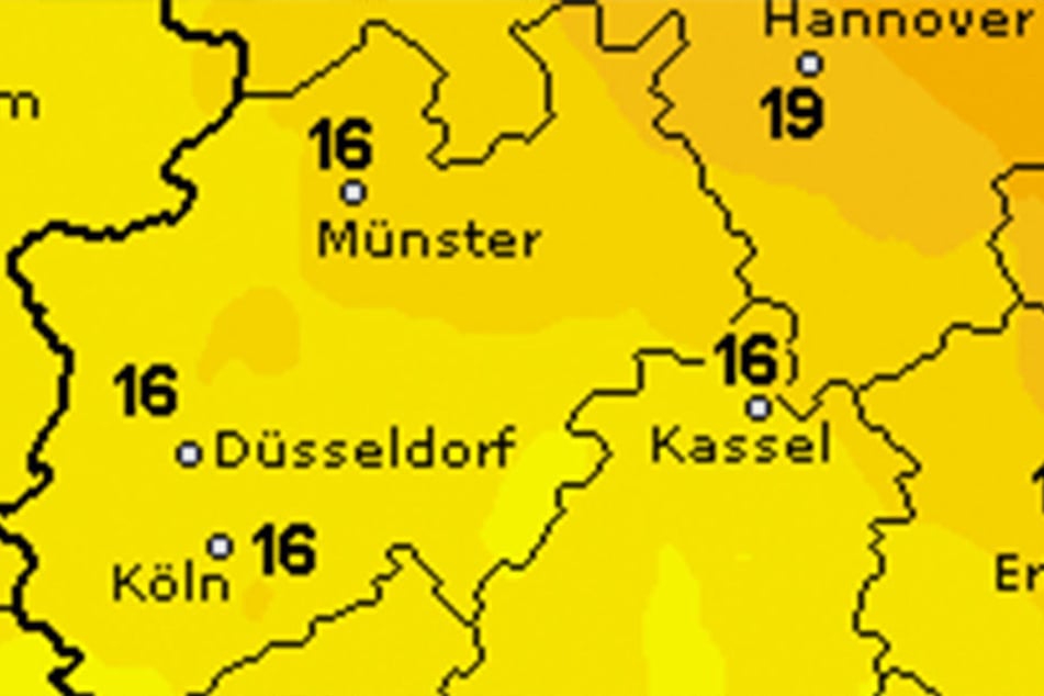 Am Freitag geht es runter auf 15 bis 17 Grad. Die Sonne lässt sich nur zwei Stunden blicken.