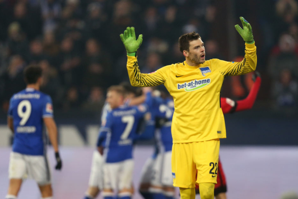 Hertha-Keeper Rune Jarstein hütet bis 2021 das Tor der Berliner.