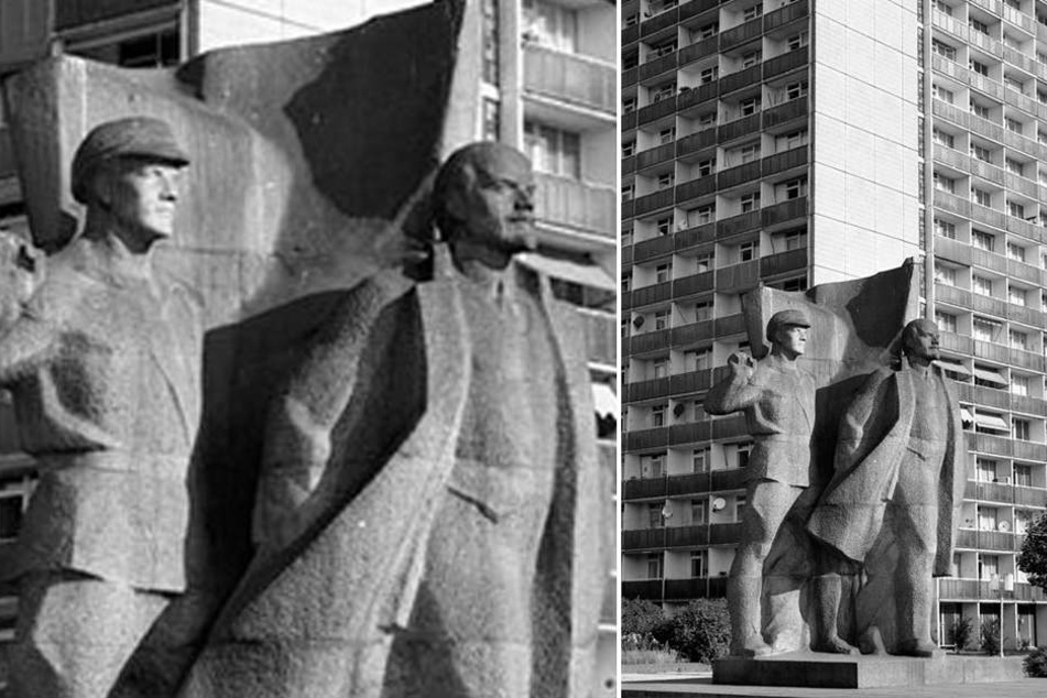 Das Lenin-Denkmal wurde 1974 auf dem damaligen Leninsplatz in Dresden aufgestellt.