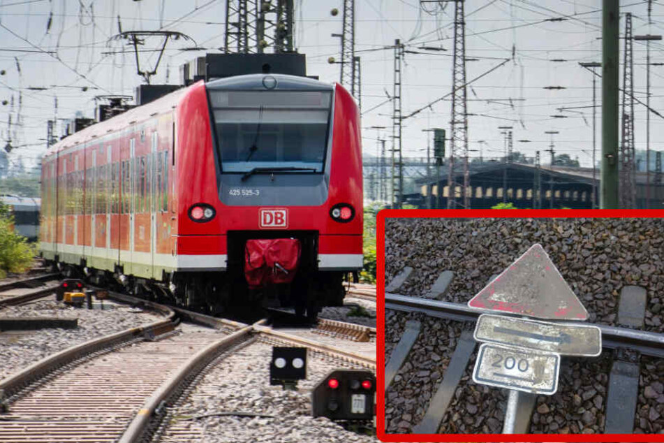 Erneut Gegenstände auf Gleis gelegt: Zug kann nicht mehr bremsen