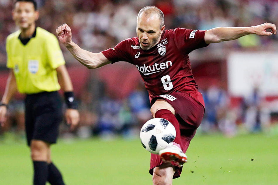 Andrés Iniesta spielt mittlerweile bei Vissel Kobe in Japan.