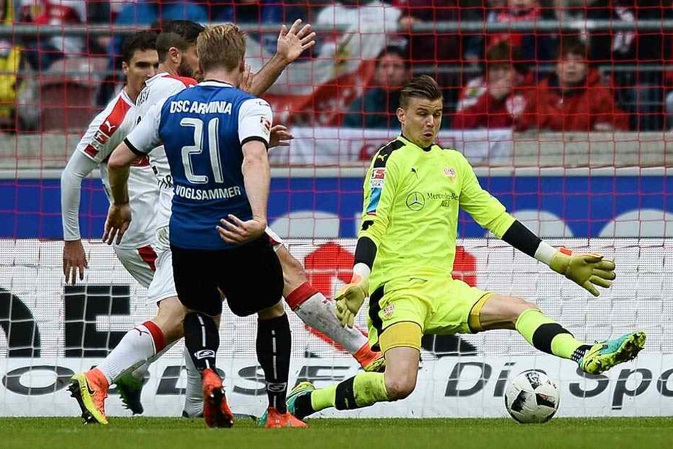 Voglsammer erzielt in der 64. Minute das verdiente 1:1.